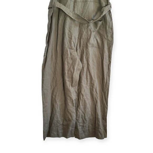 Everlane The Linen Jumpsuit in Pewter Green, Size 4, NWT - Picture 7 of 16